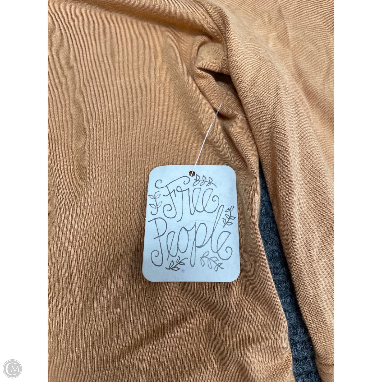 Top Long Sleeve By Free People In Orange, Size: Xs