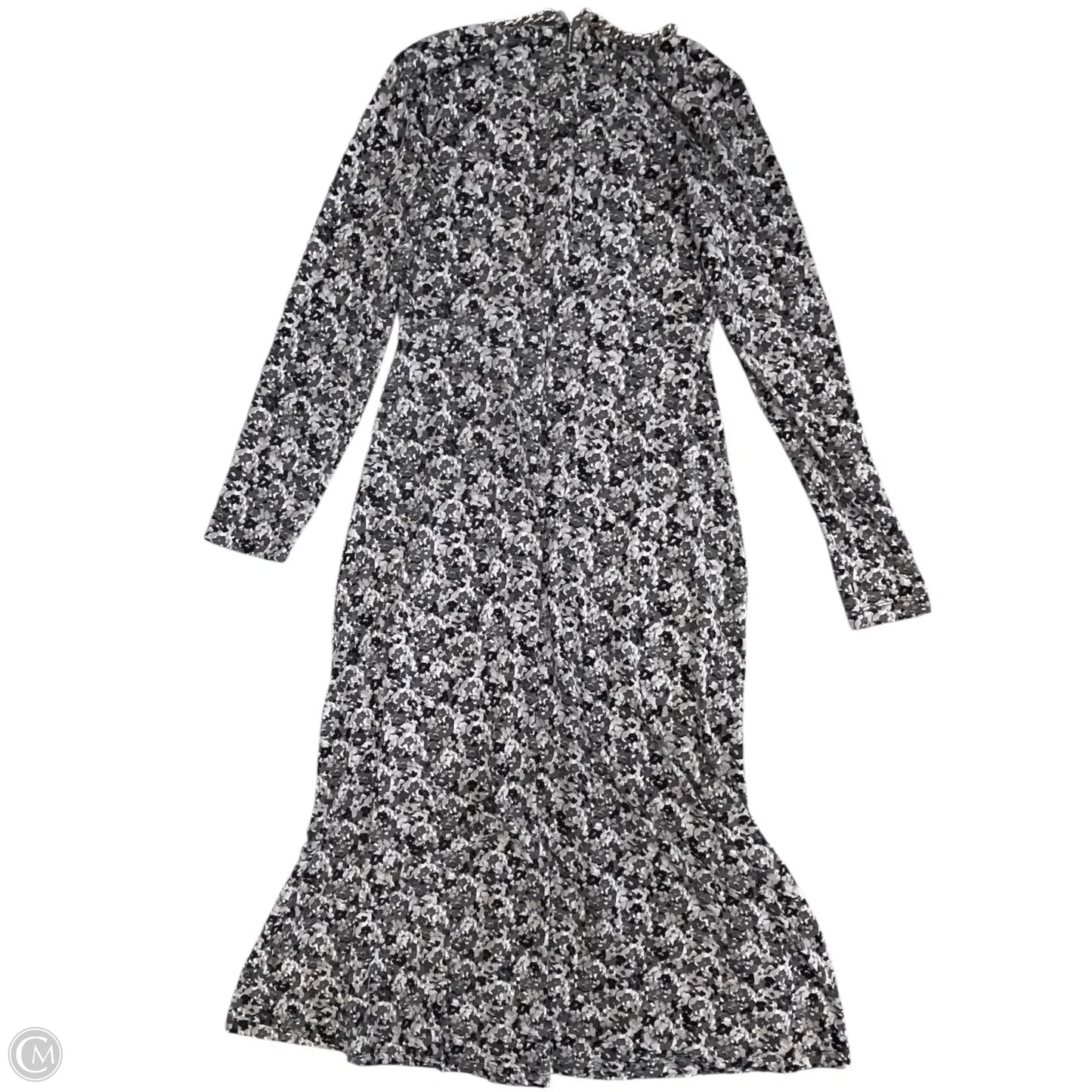 Dress Casual Midi By Michael By Michael Kors In Black & White, Size: S