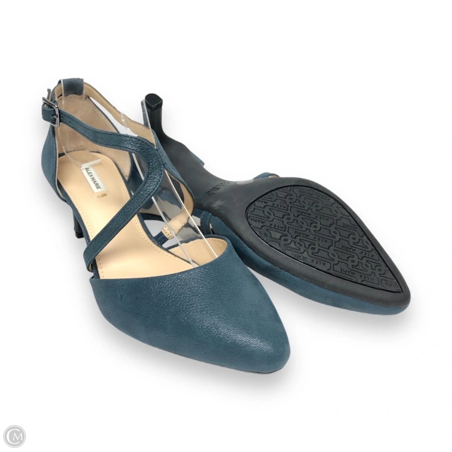 Shoes Heels Kitten By Alex Marie In Blue, Size: 6