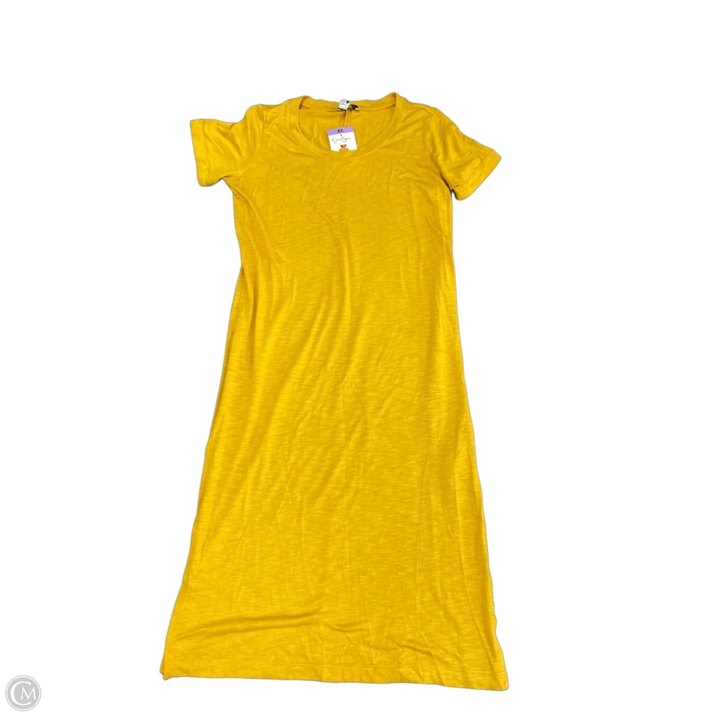 Dress Casual Midi By Jessica Simpson In Yellow, Size: Xs