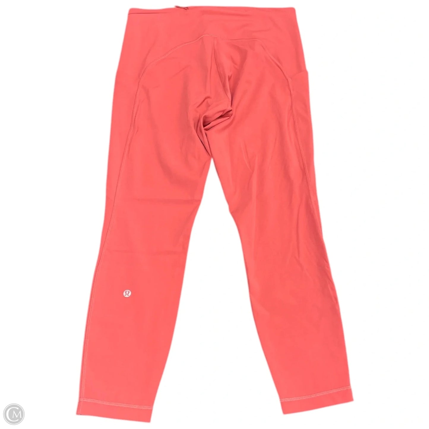 Athletic Leggings By Lululemon In Coral, Size: 10