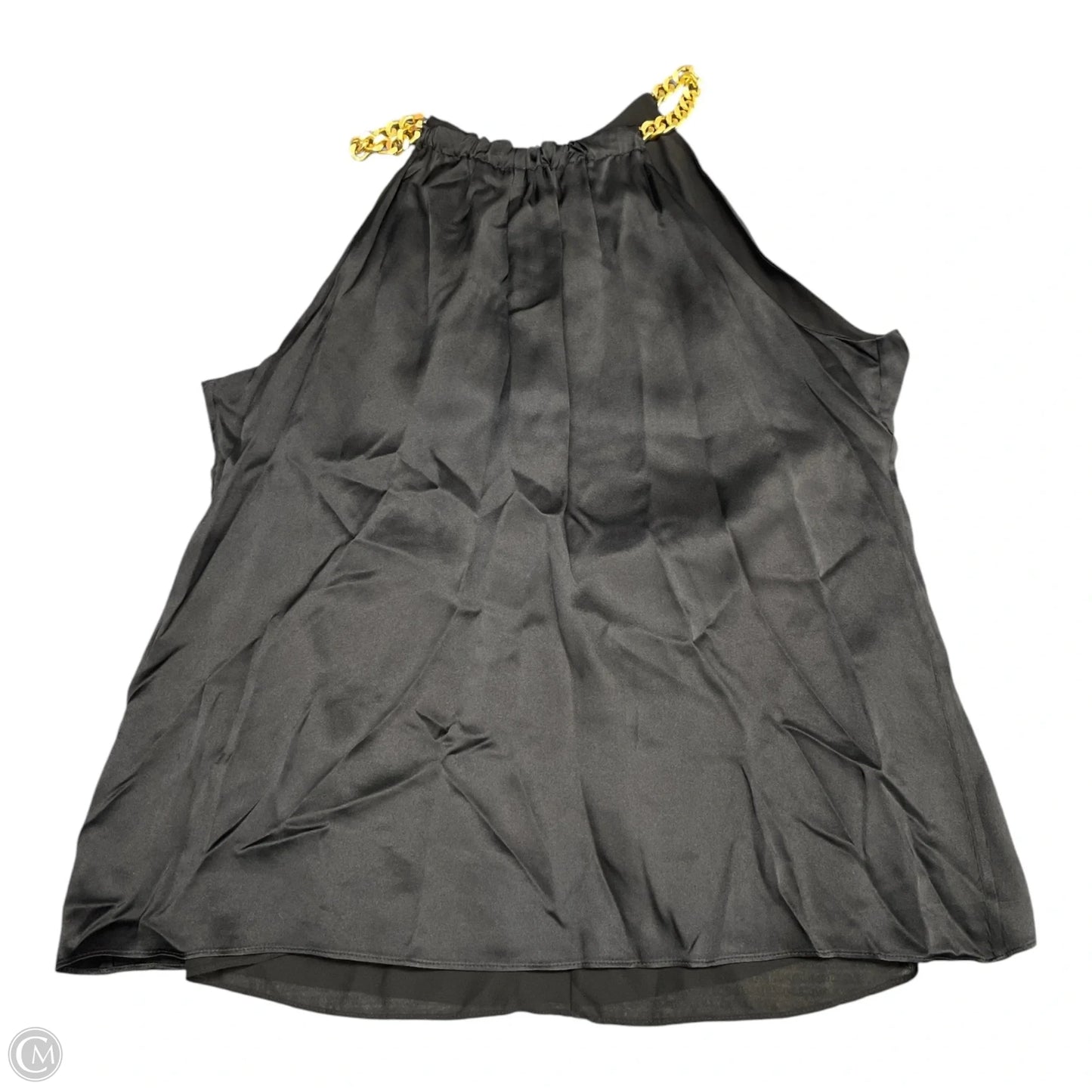 Top Sleeveless By Tahari In Black, Size: L