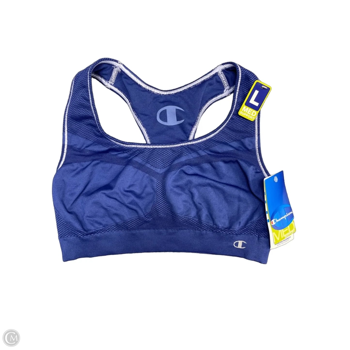 Athletic Bra By Champion In Blue, Size: L