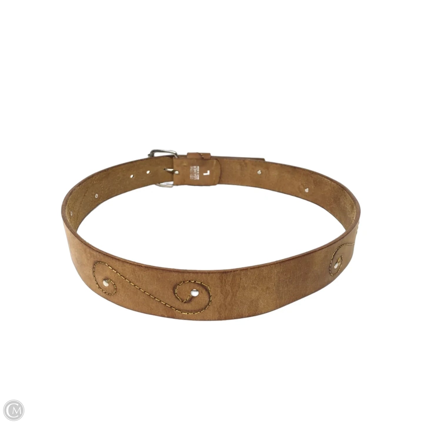 Belt Leather By Clothes Mentor, Size: Large