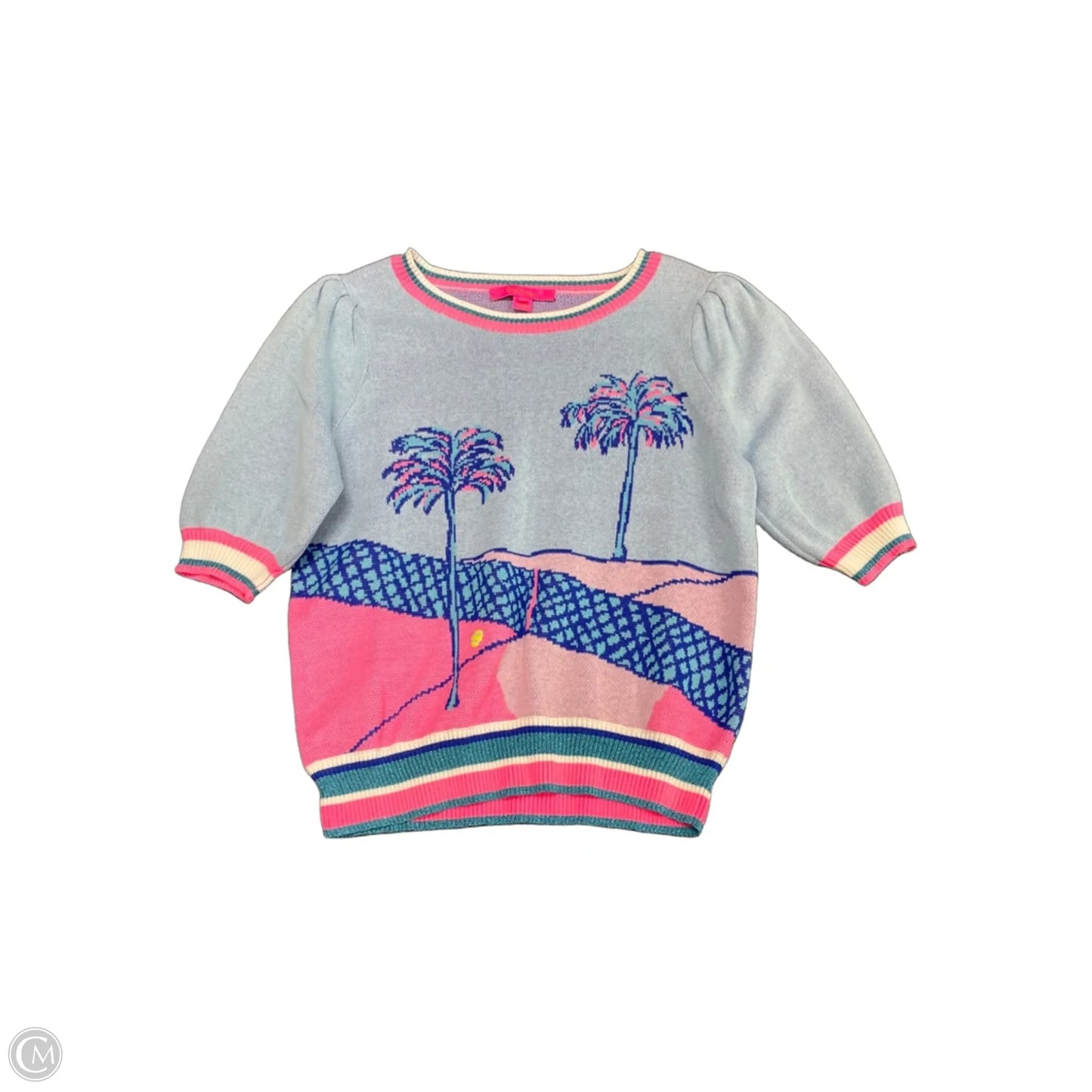 Sweater Short Sleeve By Lilly Pulitzer In Blue, Size: Xs