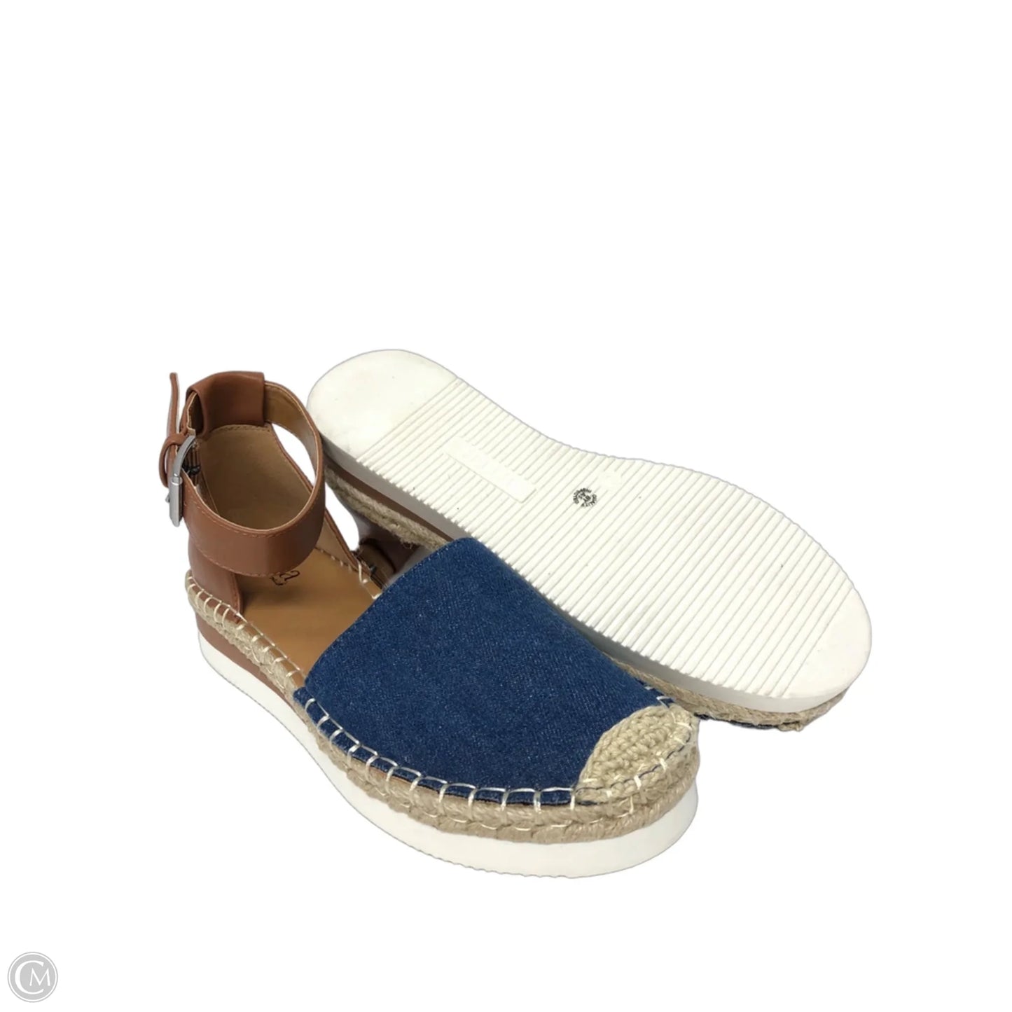 Shoes Flats By Ana In Blue & Brown, Size: 6