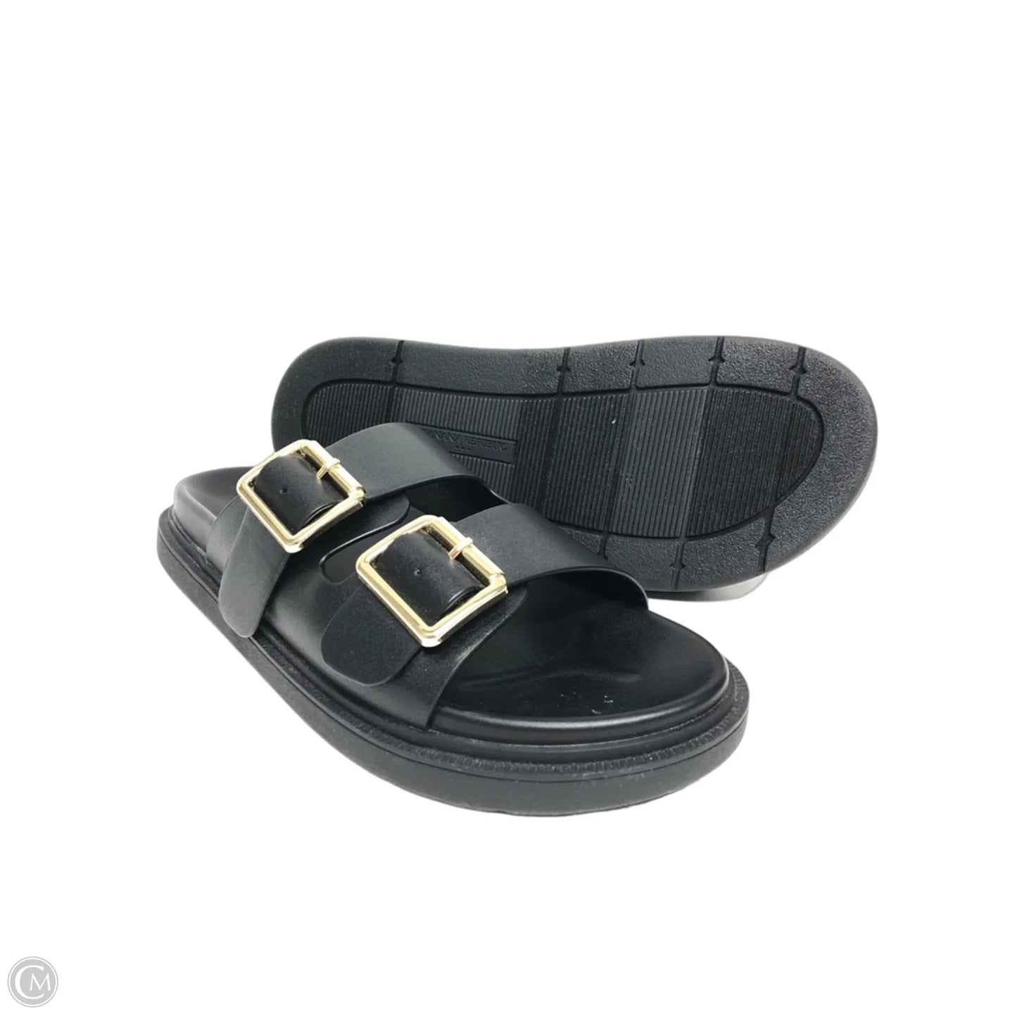 Sandals Heels Platform By Banana Republic In Black, Size: 8