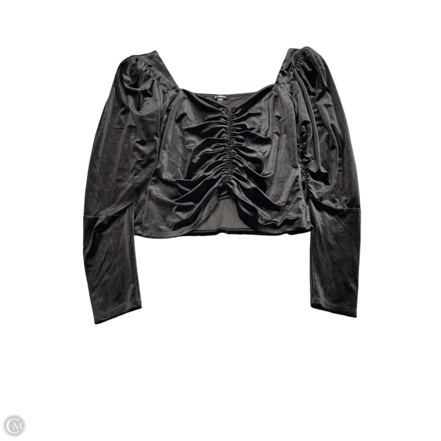 Top Long Sleeve By Express In Black, Size: L