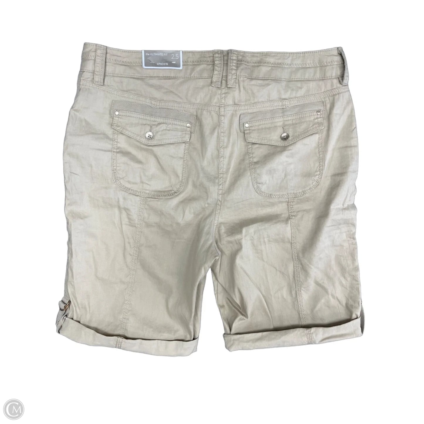 Shorts By Chicos In Beige, Size: L