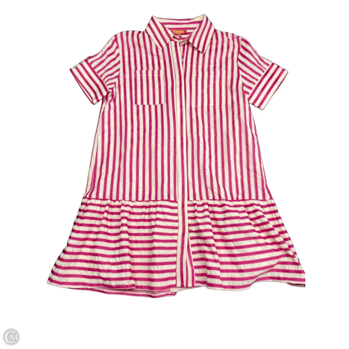 Dress Casual Short By Thml In Pink, Size: S