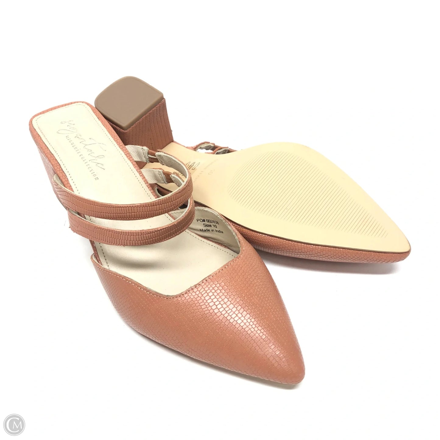 Shoes Heels Block By Journee In Mauve, Size: 10