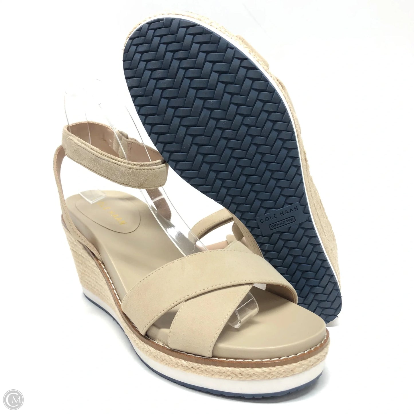 Shoes Heels Platform By Cole-haan In Beige, Size: 9.5