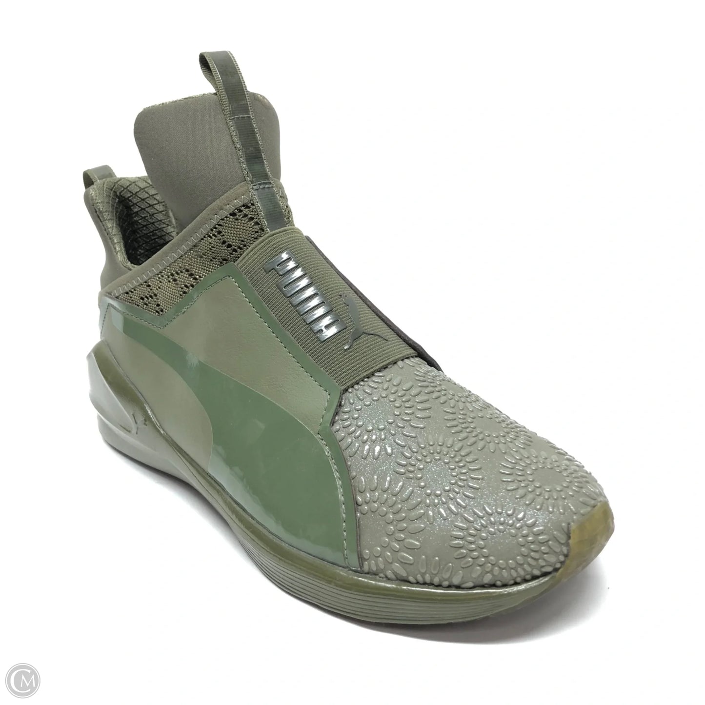 Shoes Sneakers By Puma In Green, Size: 9