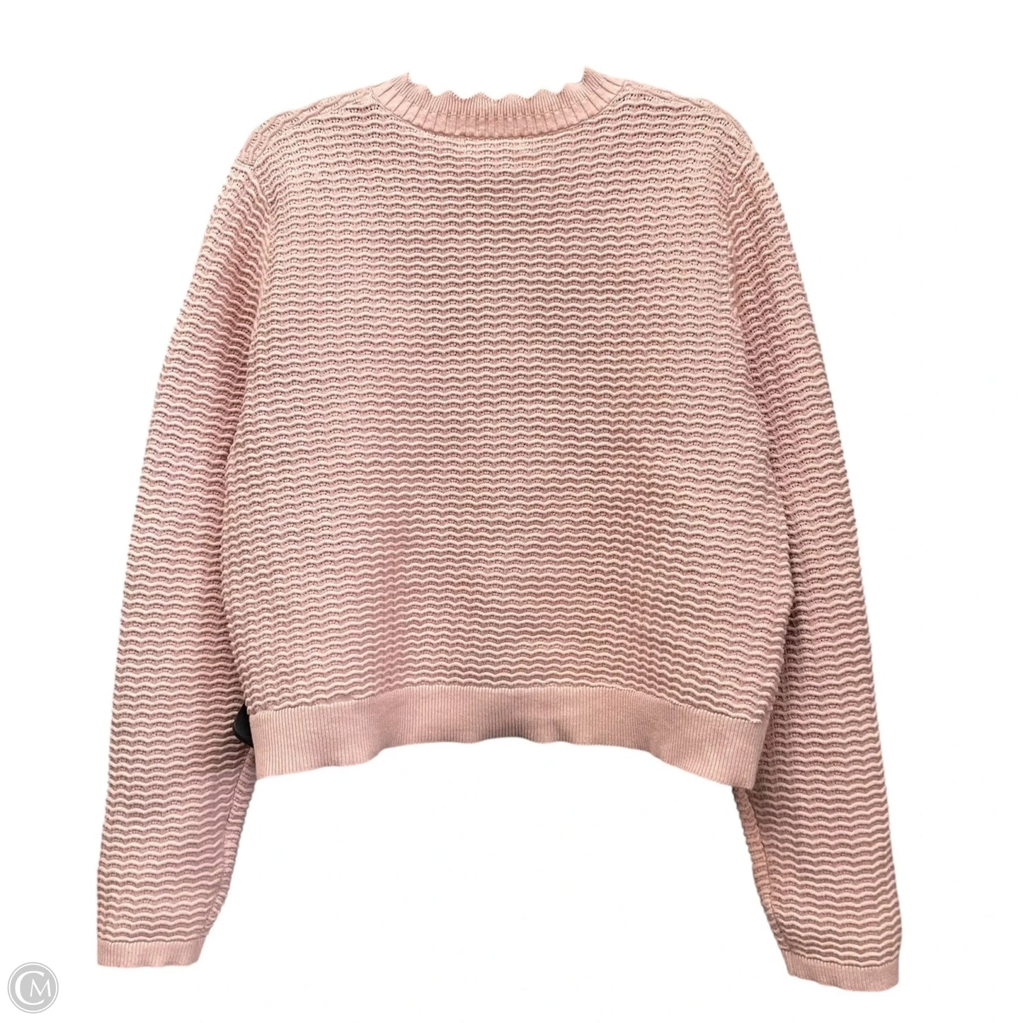Sweater Cardigan By Rachel Zoe In Pink, Size: Xl