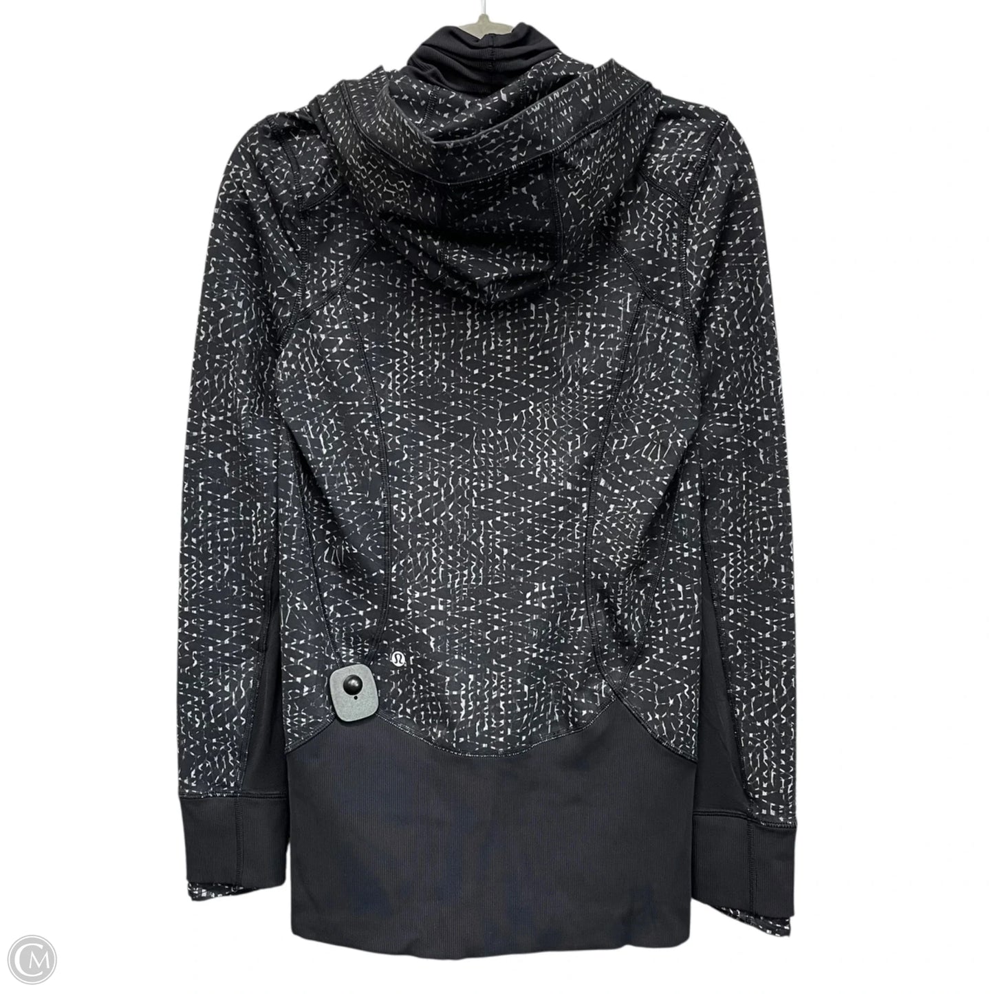 Athletic Jacket By Lululemon In Black, Size: 6