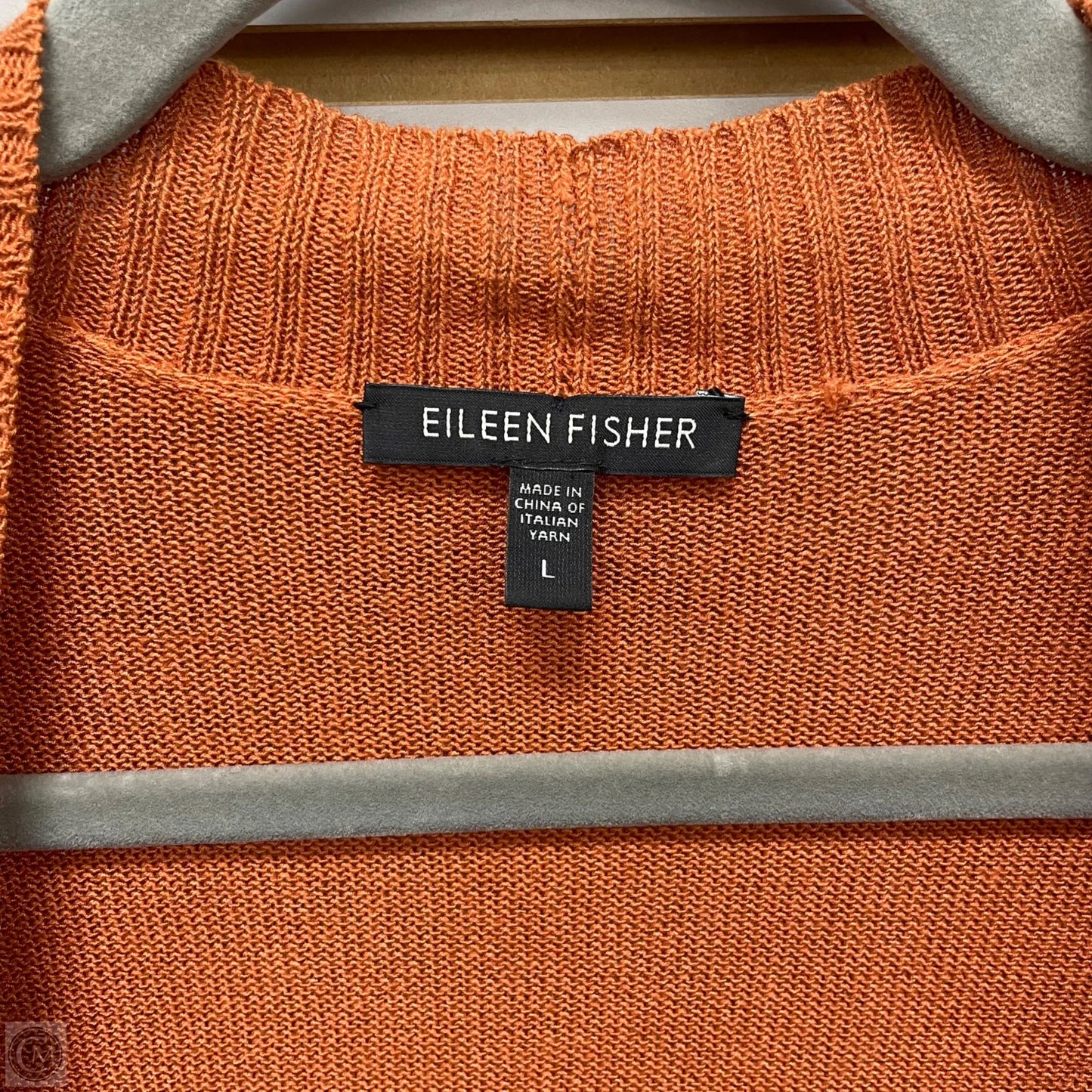 Cardigan By Eileen Fisher In Orange, Size: L