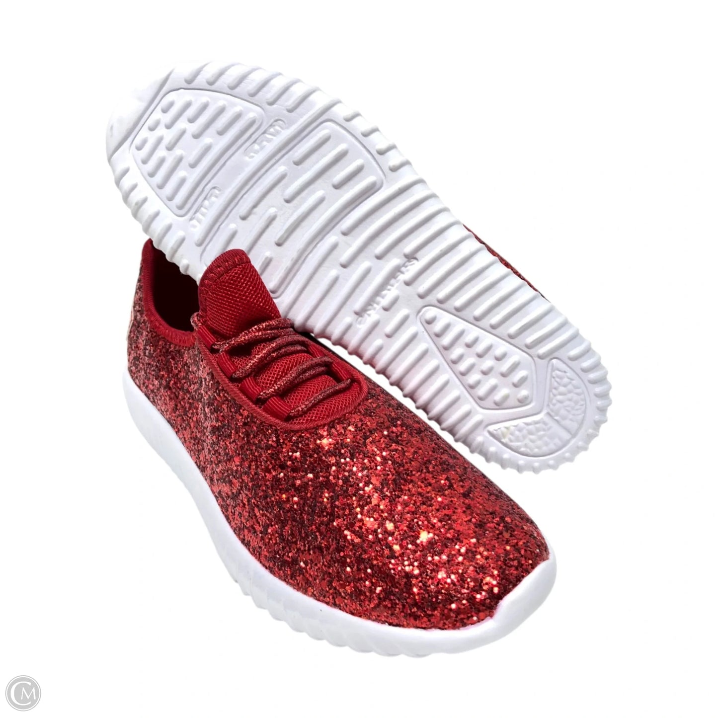Shoes Sneakers By Forever In Red, Size: 7