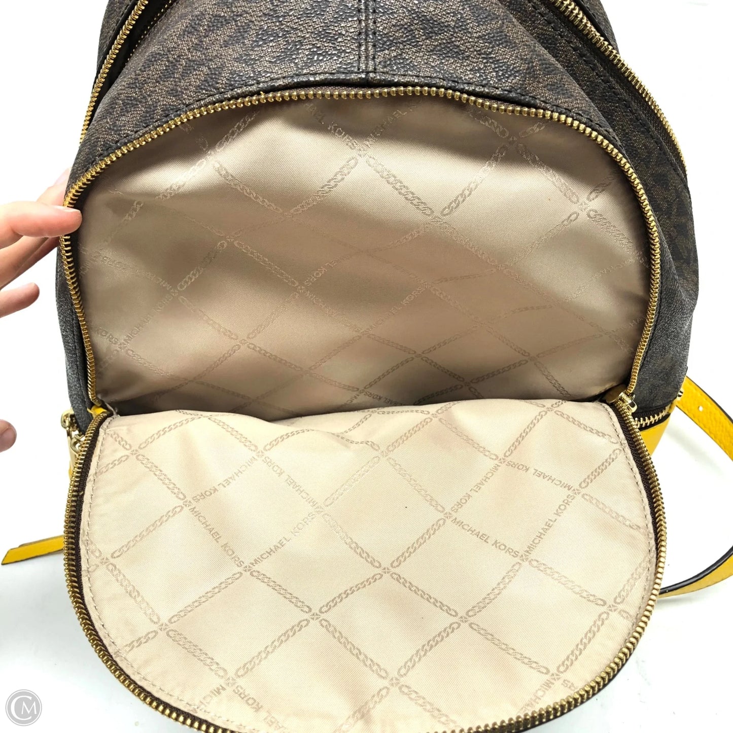 Backpack Designer By Michael Kors, Size: Medium