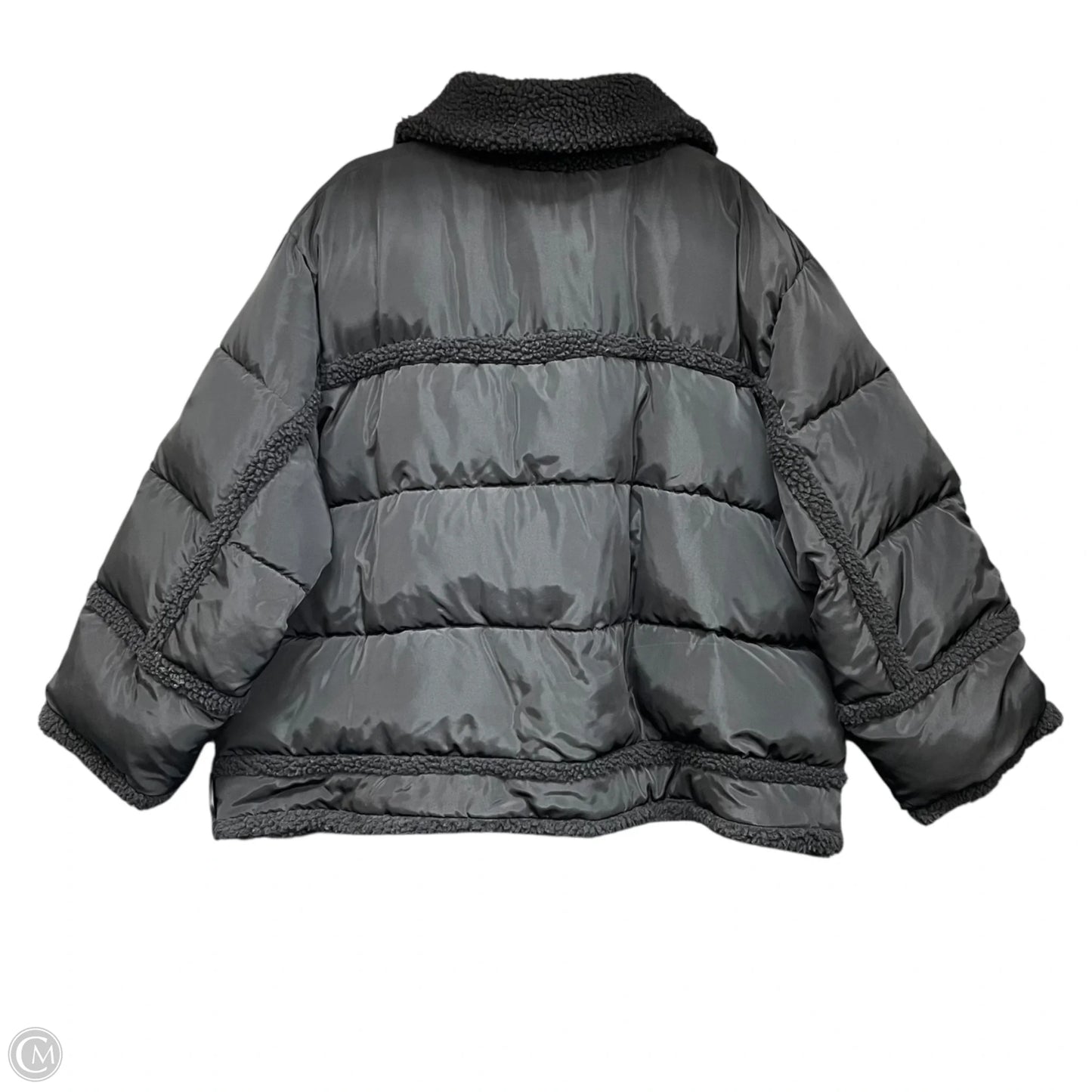 Coat Puffer & Quilted By Future Collective In Black, Size: 2x
