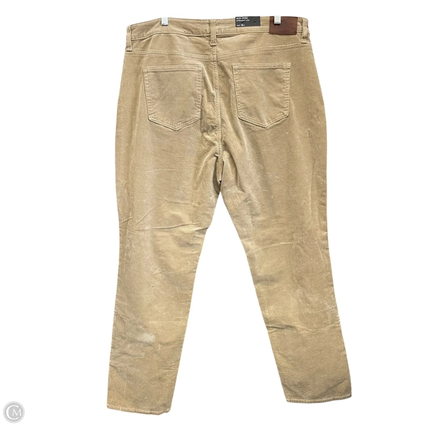 Pants Corduroy By Ralph Lauren In Tan, Size: 18