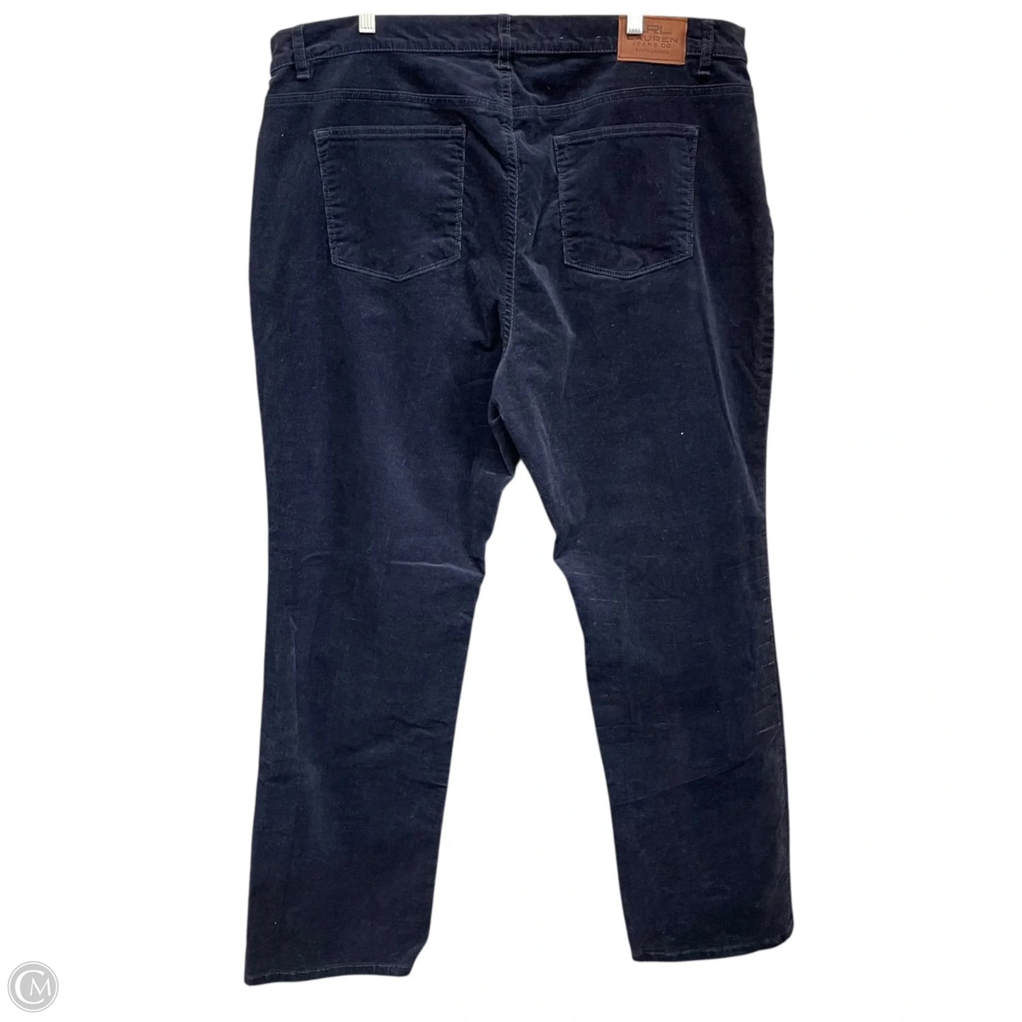 Pants Corduroy By Lauren Jeans Co In Navy, Size: 18