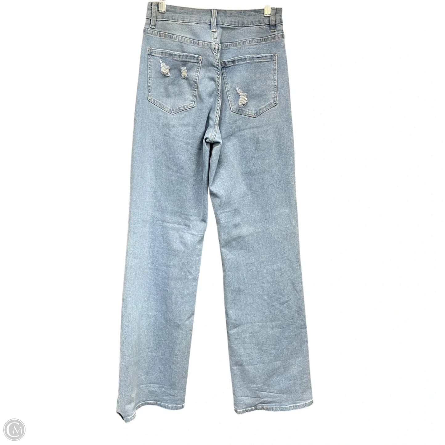 Jeans Straight By Clothes Mentor In Blue Denim, Size: L