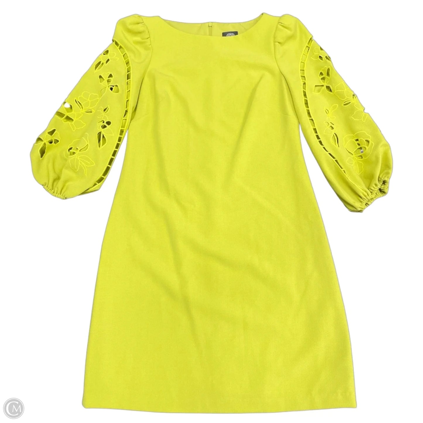 Dress Casual Short By Vince Camuto In Chartreuse, Size: 4