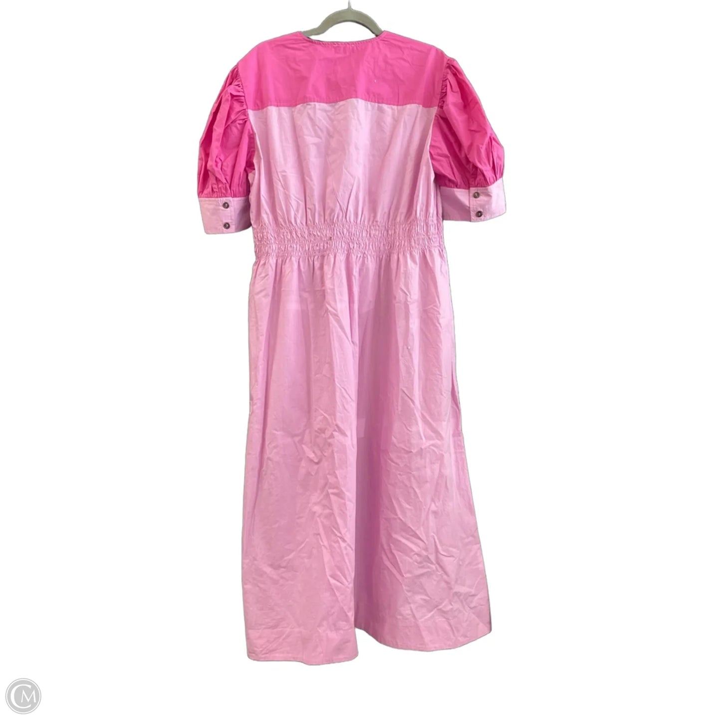 Dress Casual Maxi By Ganni In Pink, Size: L