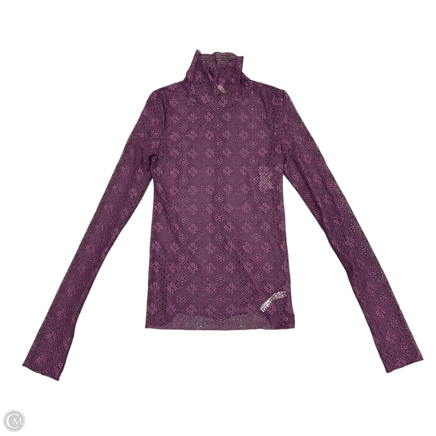 Top Long Sleeve By Free People In Purple, Size: S