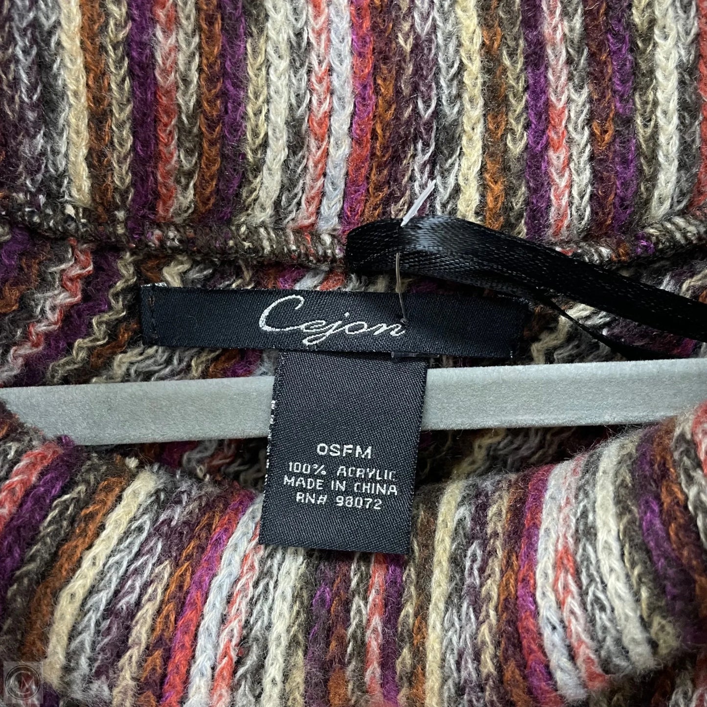 Poncho By Cejon In Multi-colored, Size: Osfm