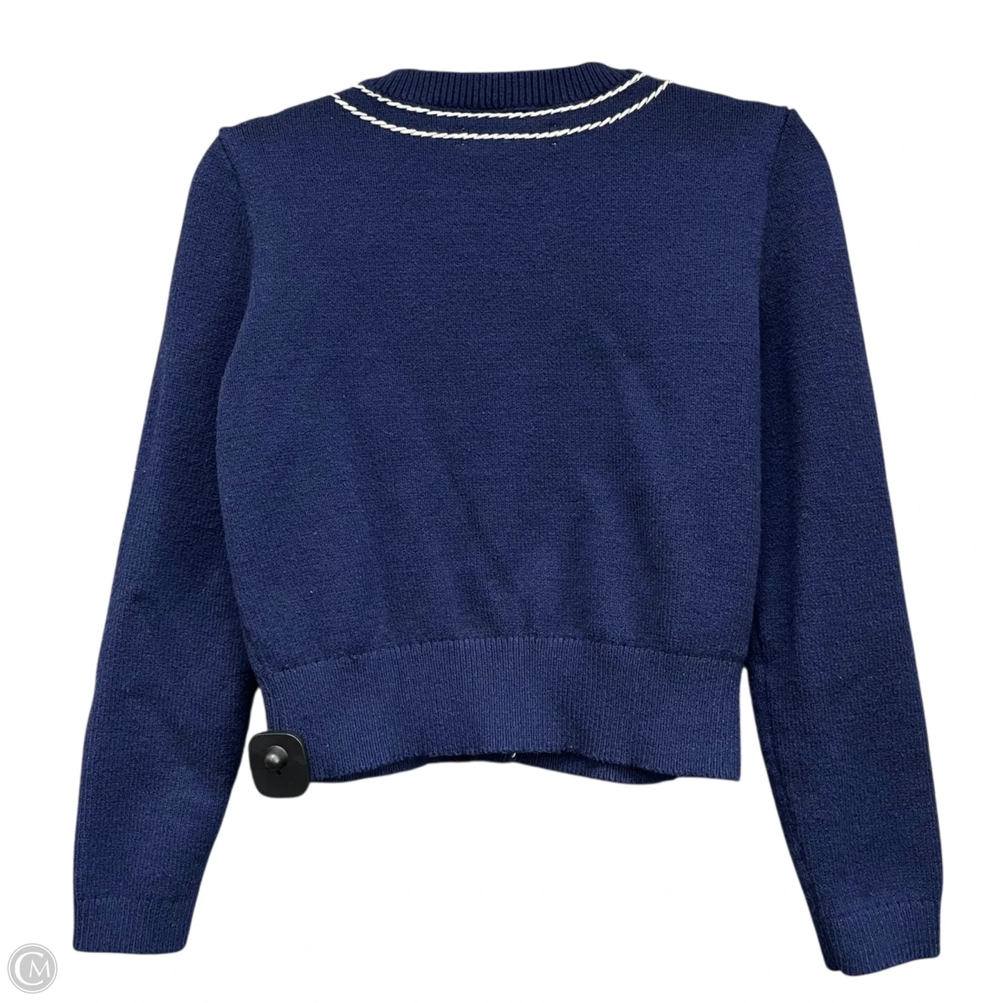 Cardigan By Loft In Blue & White, Size: M