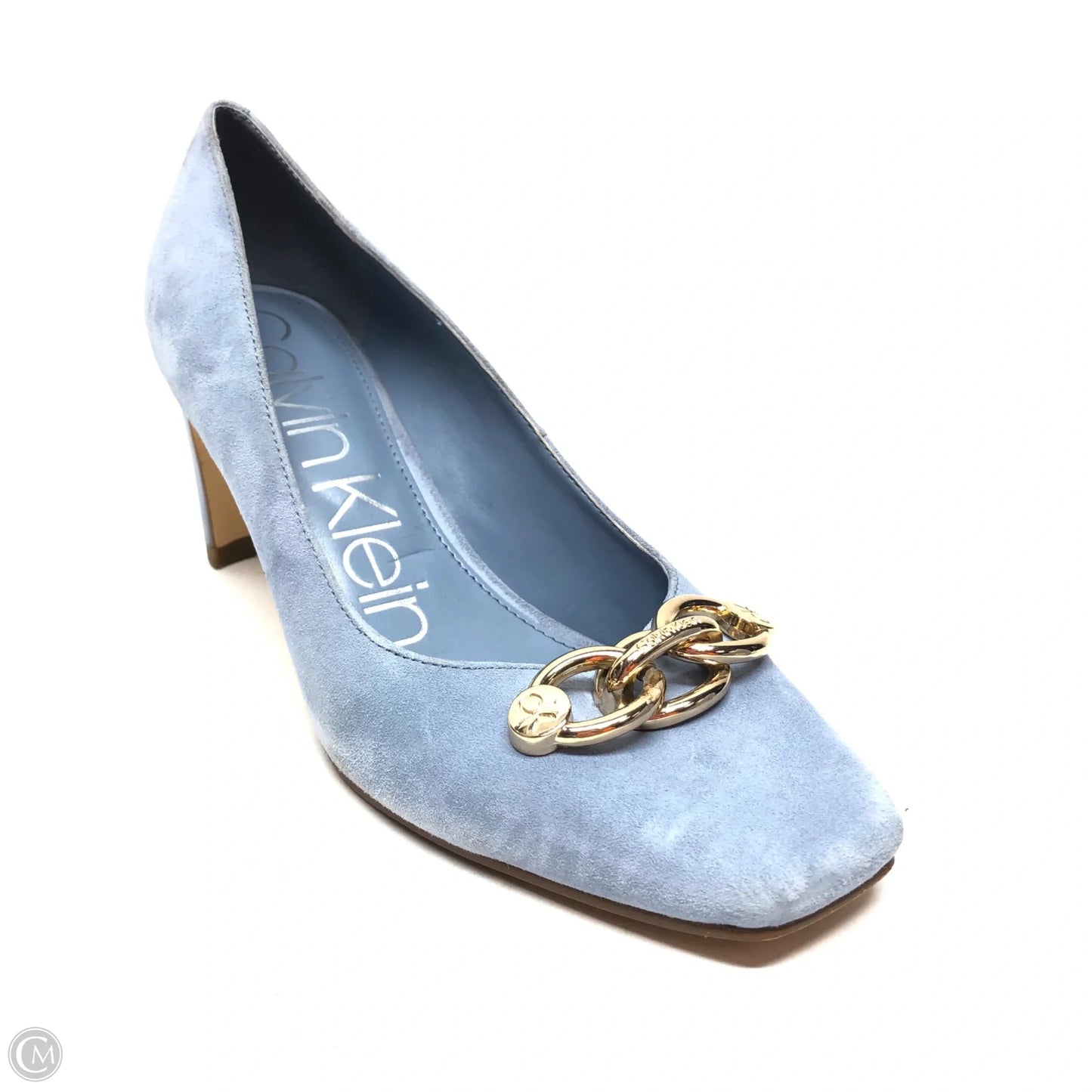 Shoes Heels Block By Calvin Klein In Blue, Size: 8