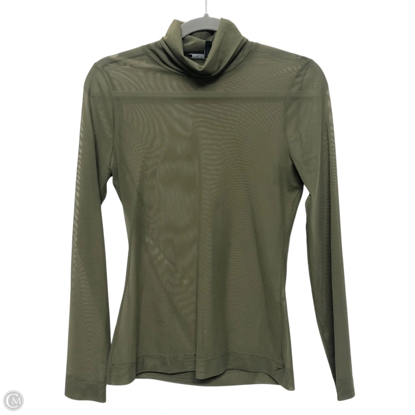 Top Long Sleeve By White House Black Market In Green, Size: Xs