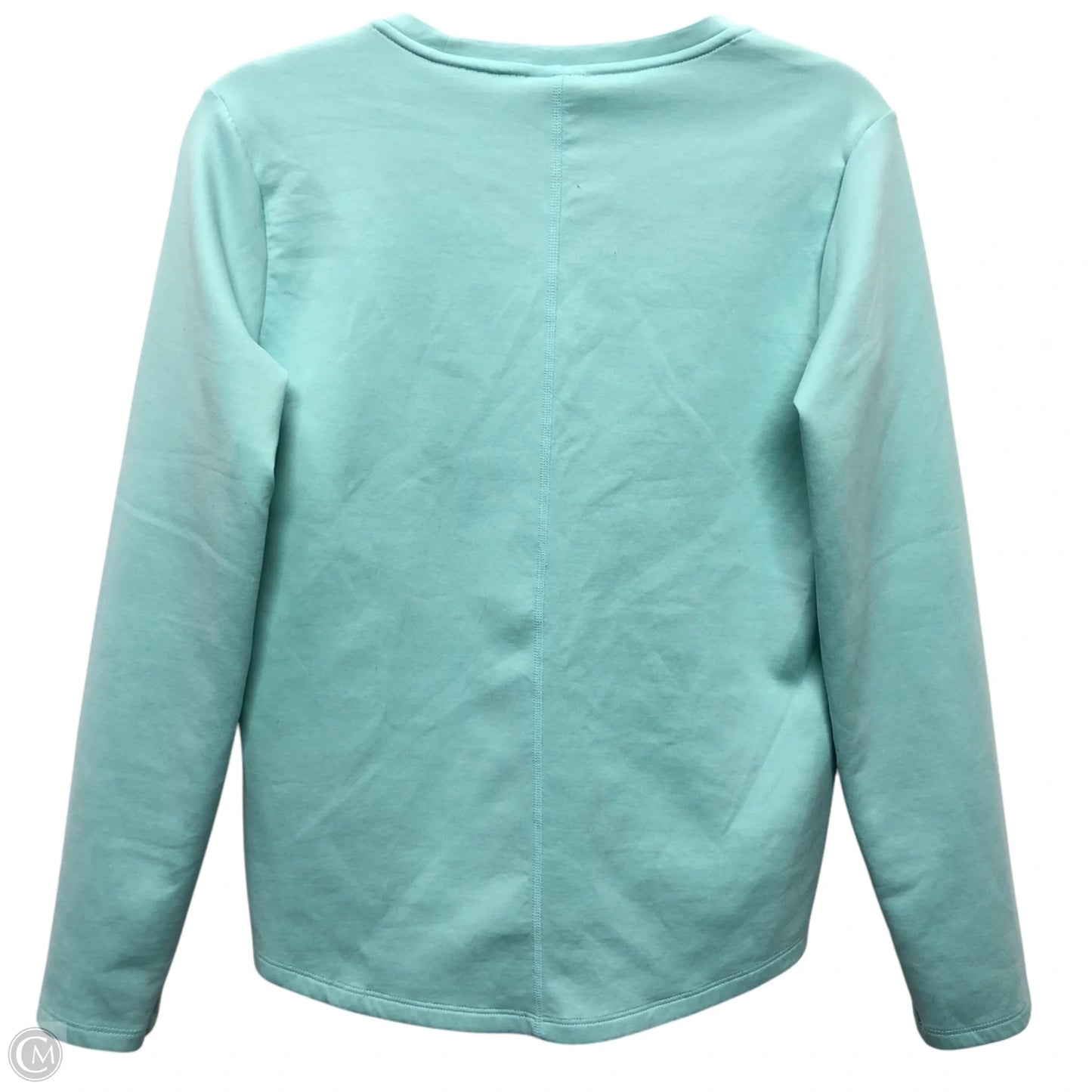 Athletic Top Long Sleeve Crewneck By Nike In Green, Size: S