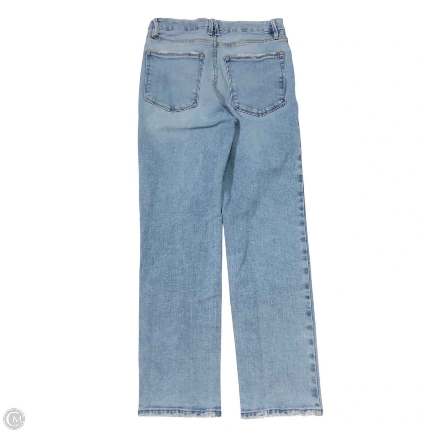 Jeans Straight By Good American In Blue, Size: 4