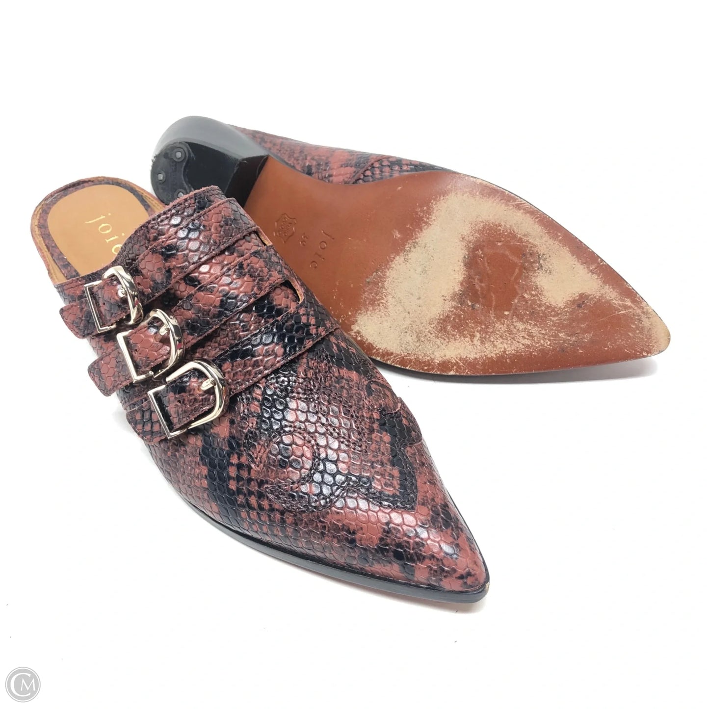 Shoes Heels Block By Joie In Animal Print, Size: 8.5