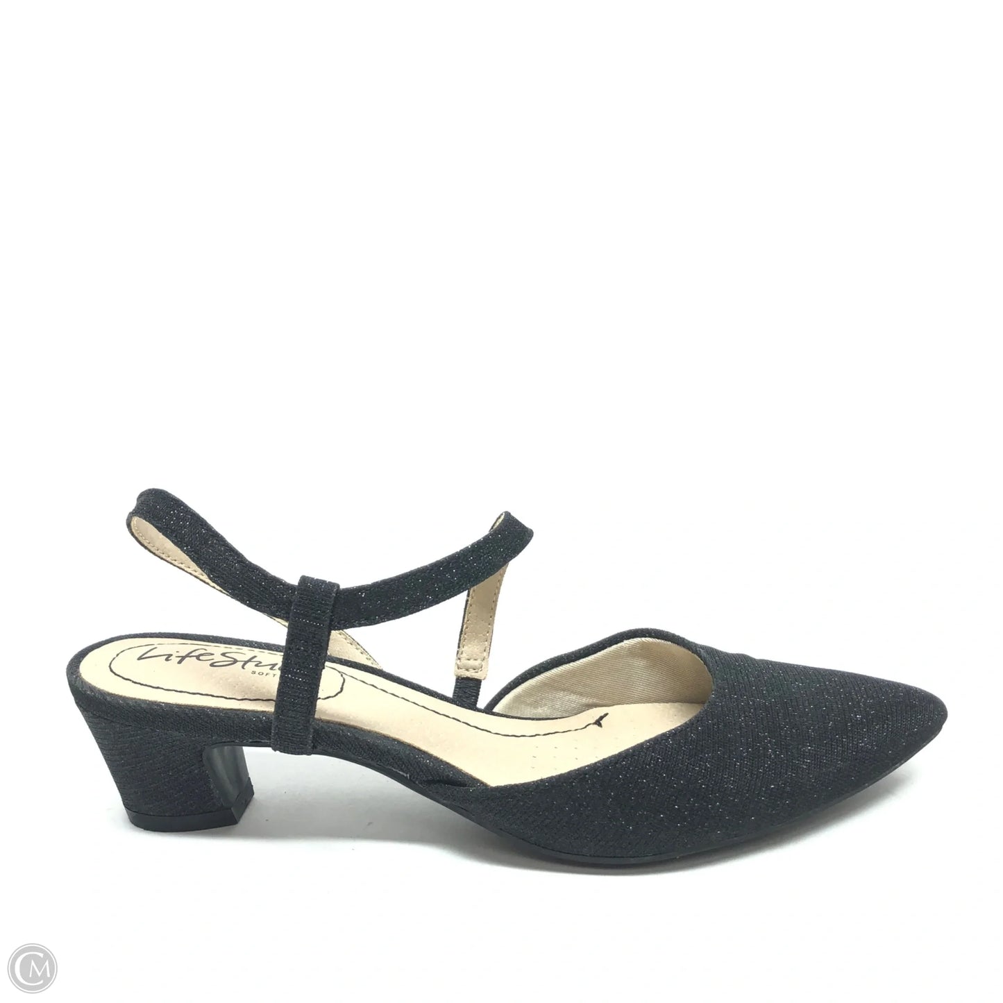 Shoes Heels Kitten By Life Stride In Black, Size: 6