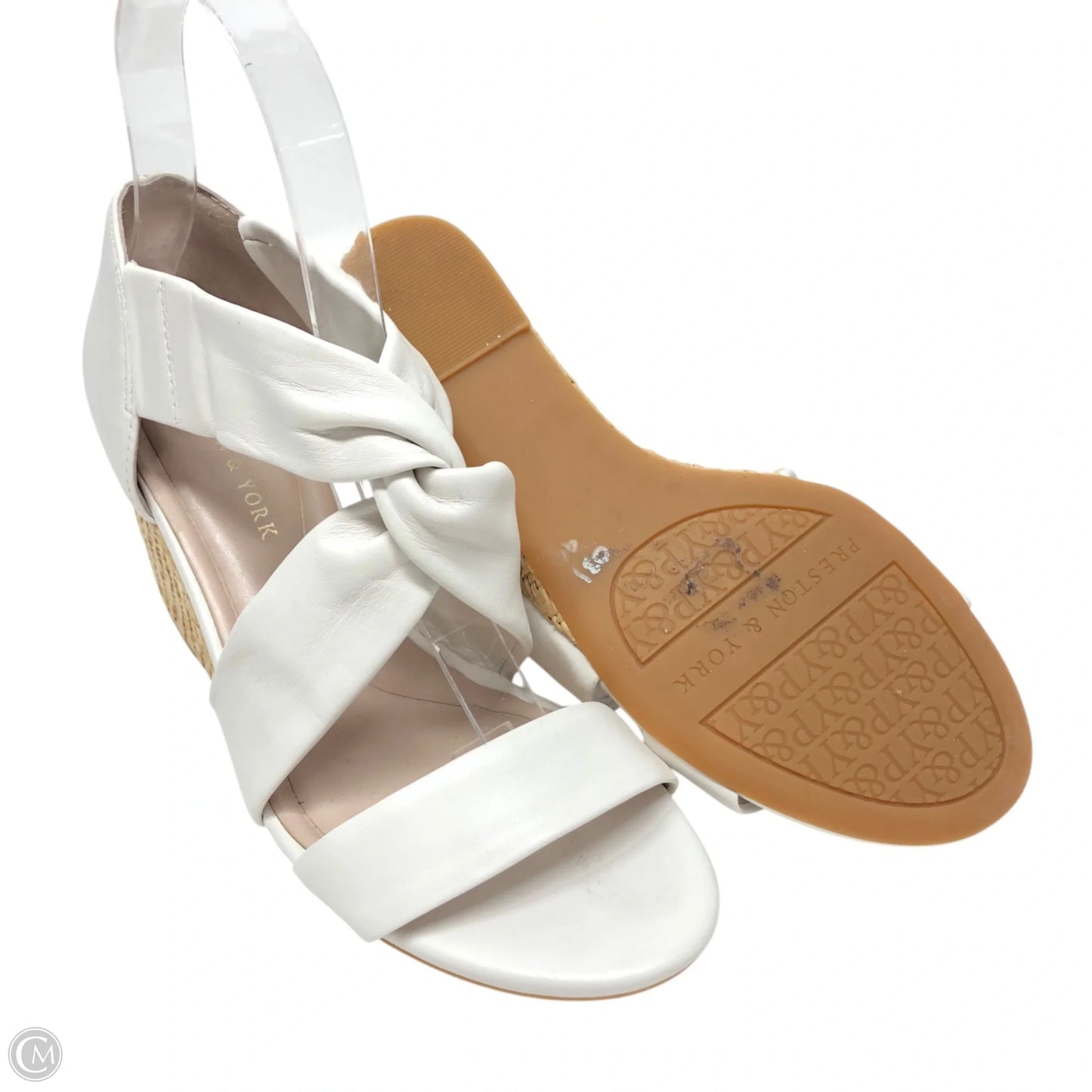 Shoes Heels Wedge By Preston And New York In White, Size: 6