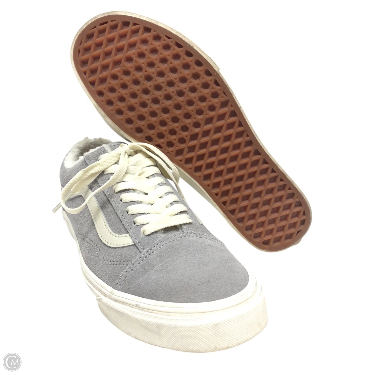 Shoes Sneakers By Vans In Grey, Size: 8