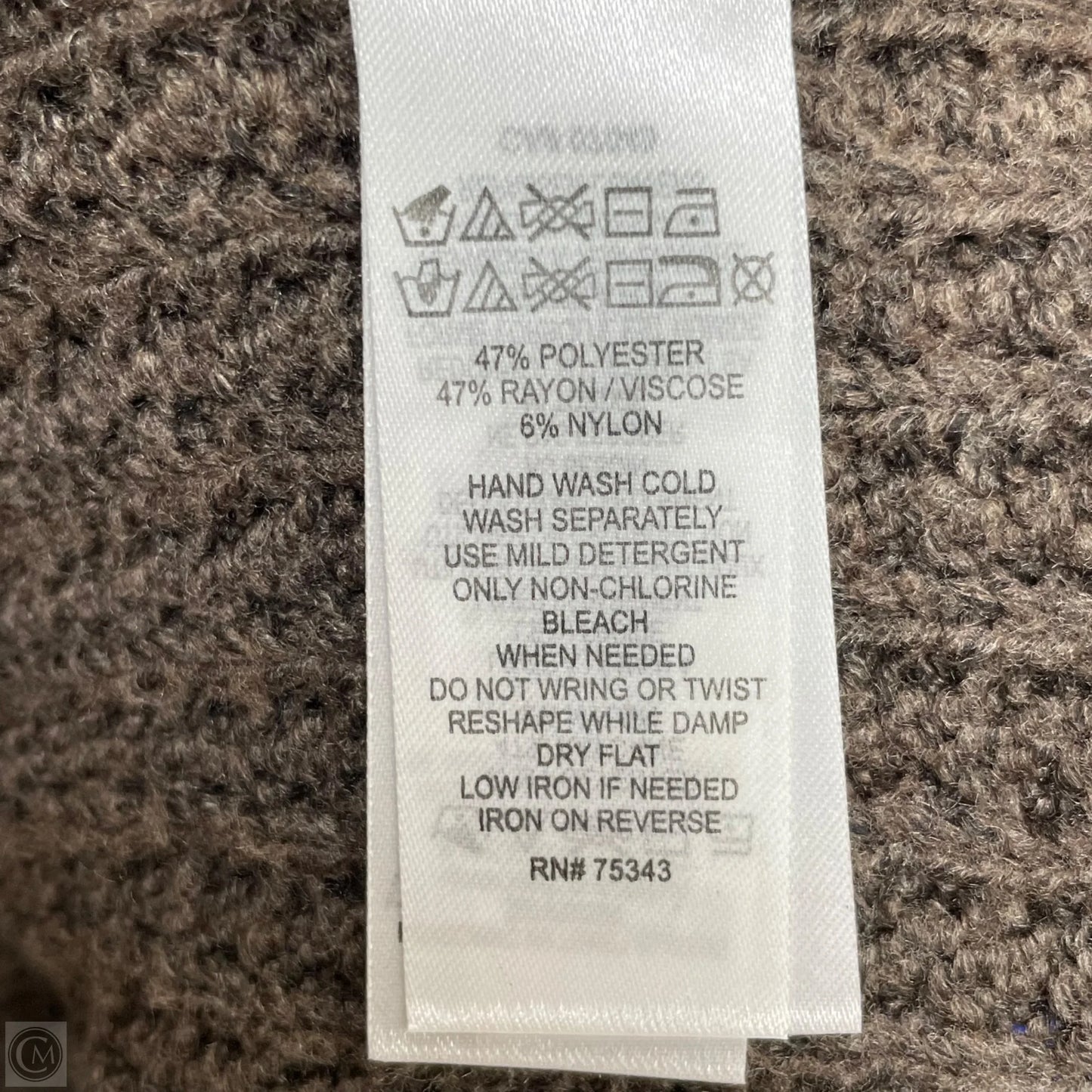 Dress Sweater By Rachel Zoe In Brown, Size: L