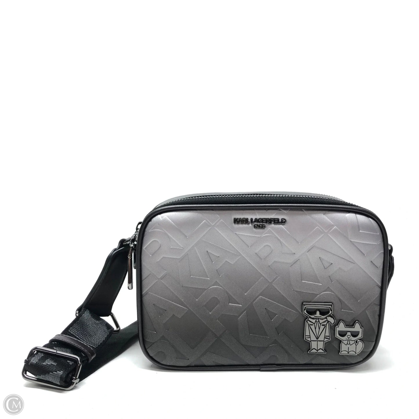 Crossbody Designer By Karl Lagerfeld, Size: Medium