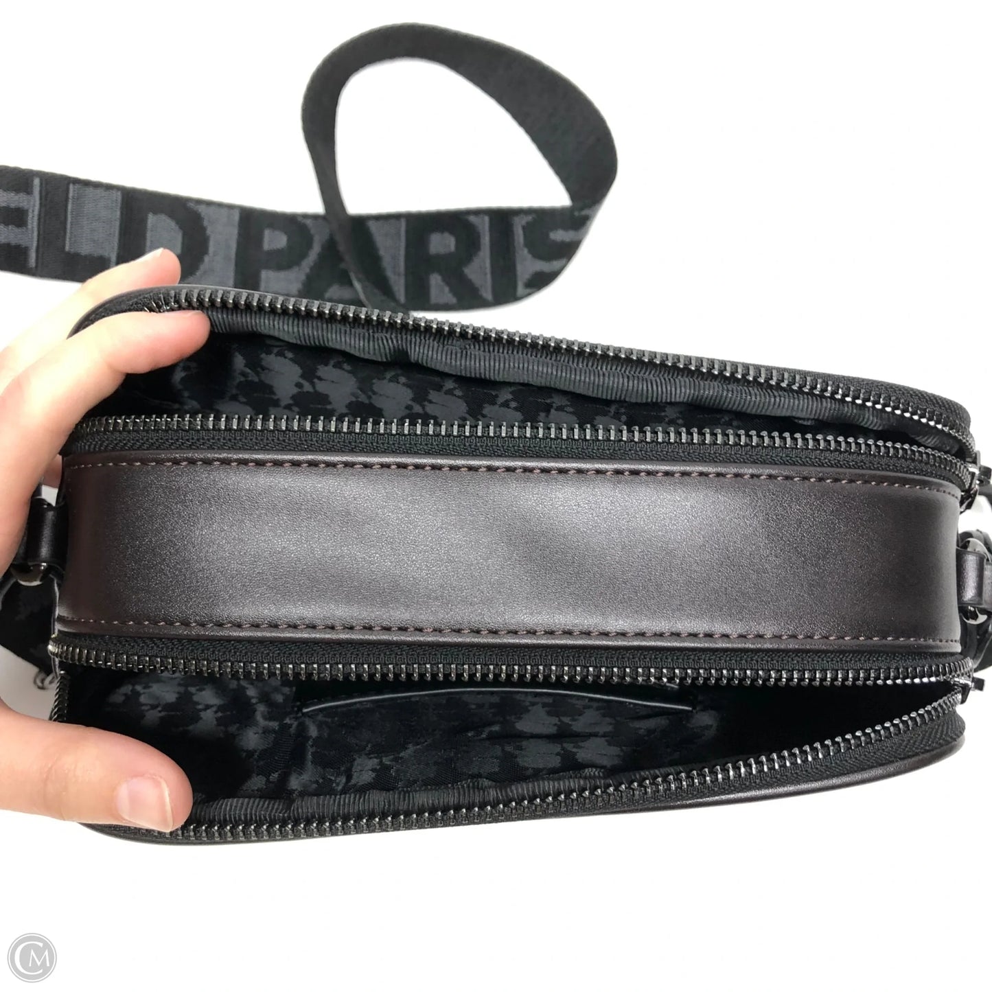 Crossbody Designer By Karl Lagerfeld, Size: Medium