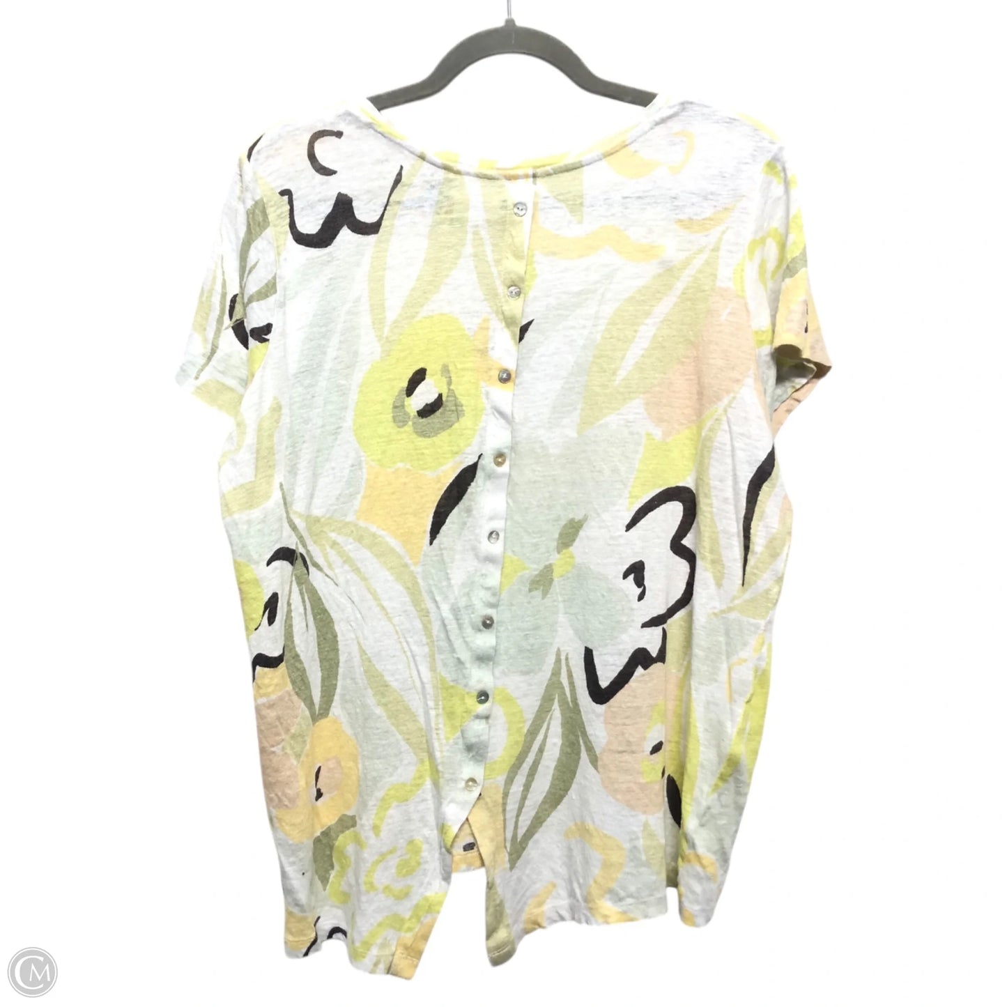 Top Short Sleeve By Rachel Zoe In Multi-colored, Size: 1x