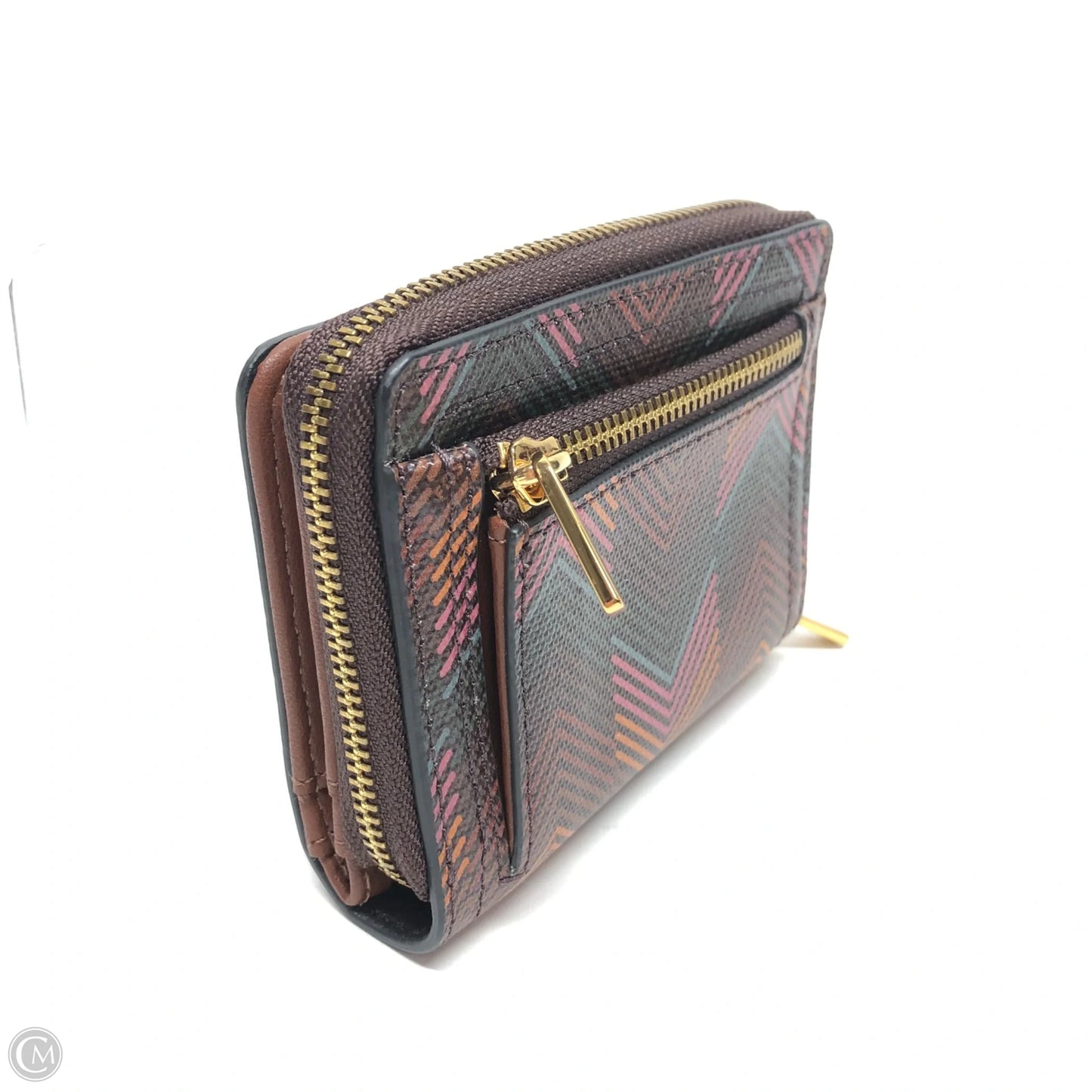 Wallet Leather By Fossil, Size: Medium