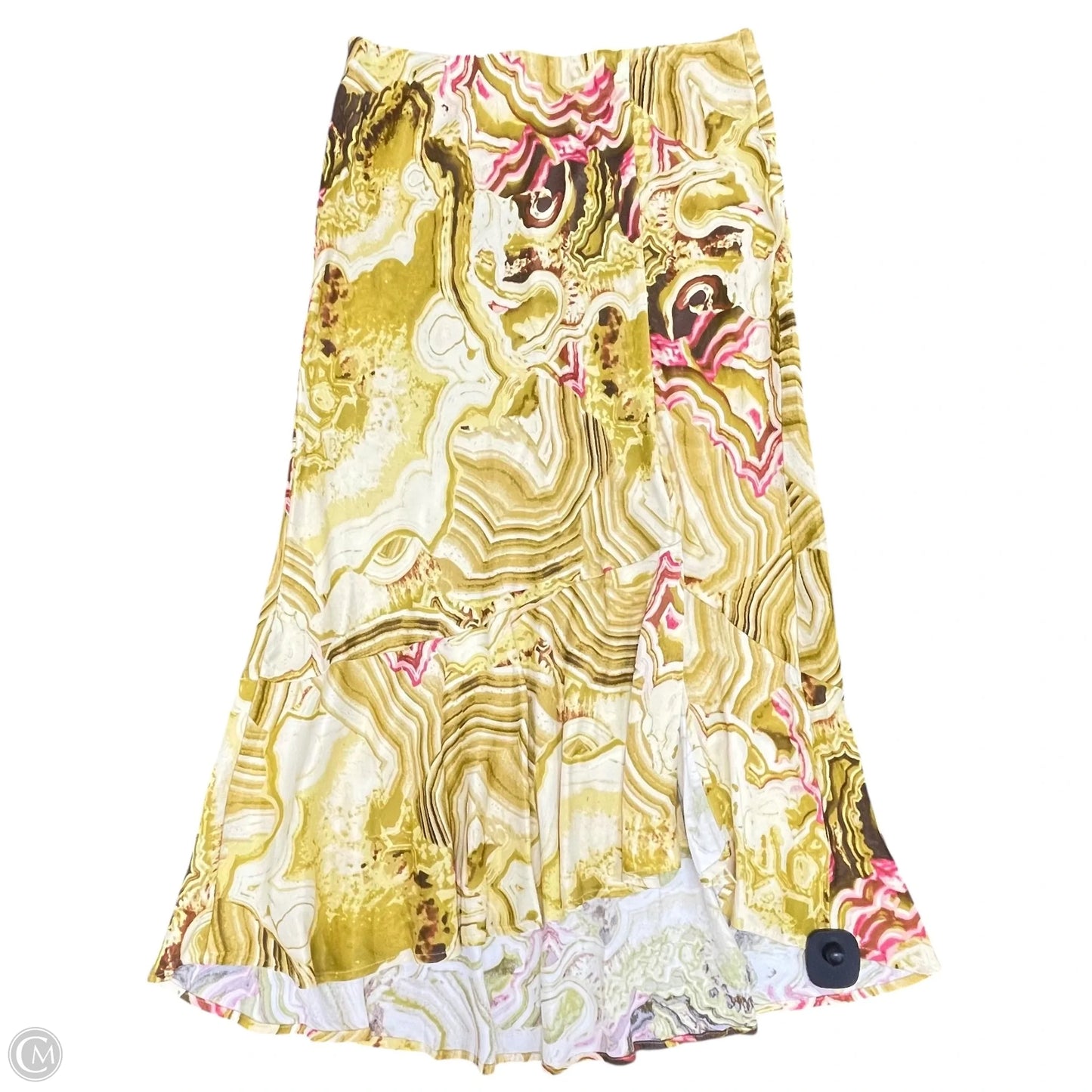 Skirt Maxi By Anthropologie In Yellow, Size: M
