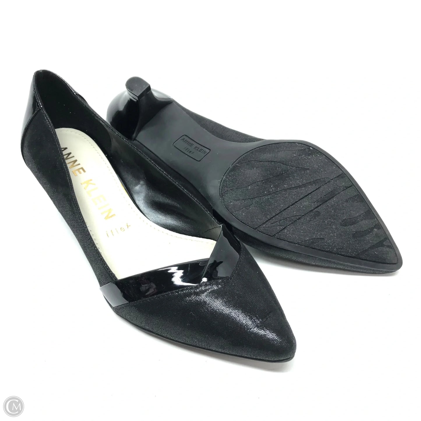 Shoes Heels Kitten By Anne Klein In Black, Size: 8.5