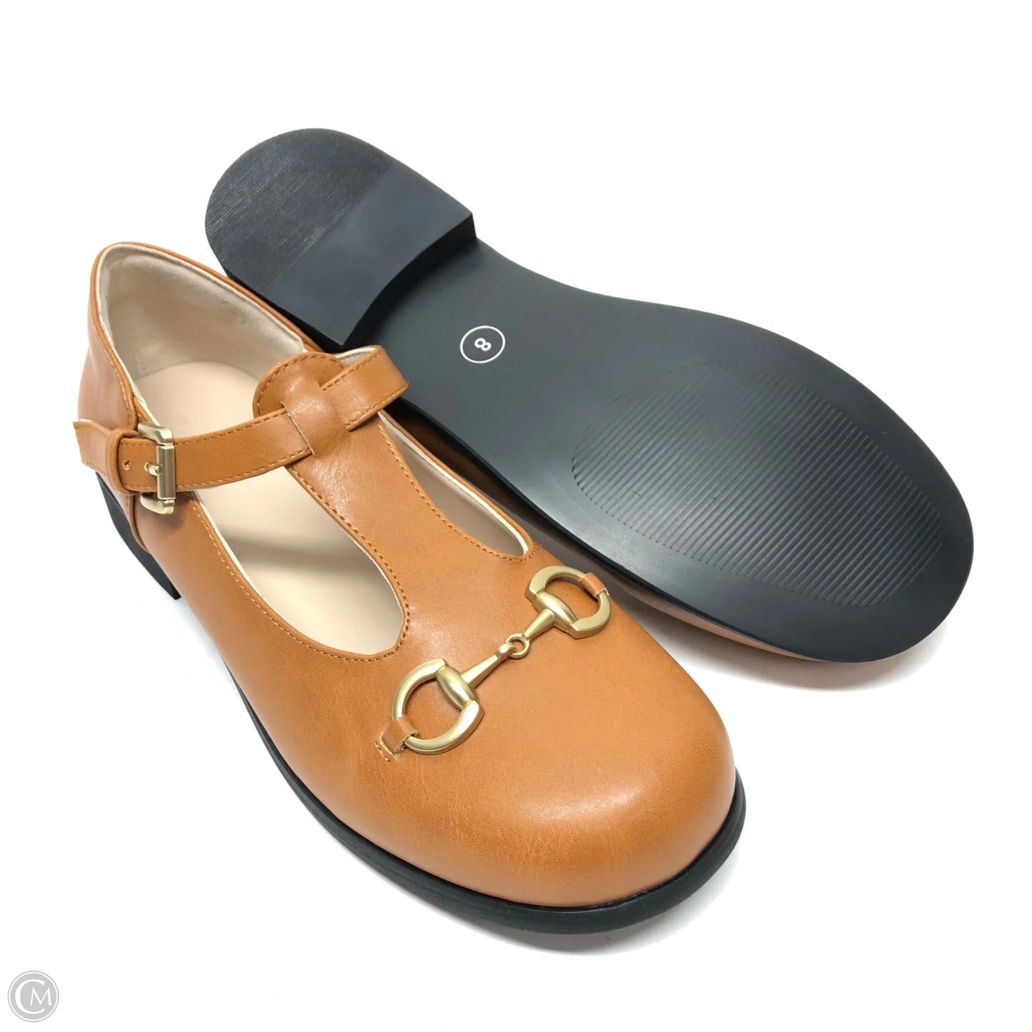 Shoes Flats By Clothes Mentor In Orange, Size: 8