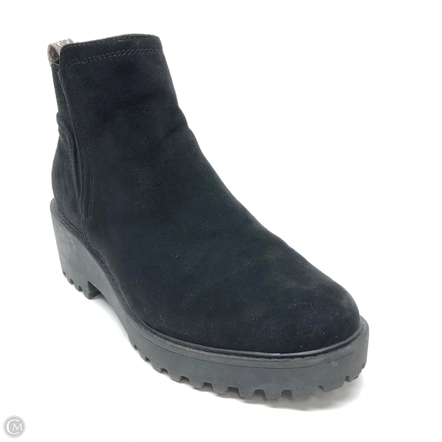 Boots Ankle Heels By Clothes Mentor In Black, Size: 8