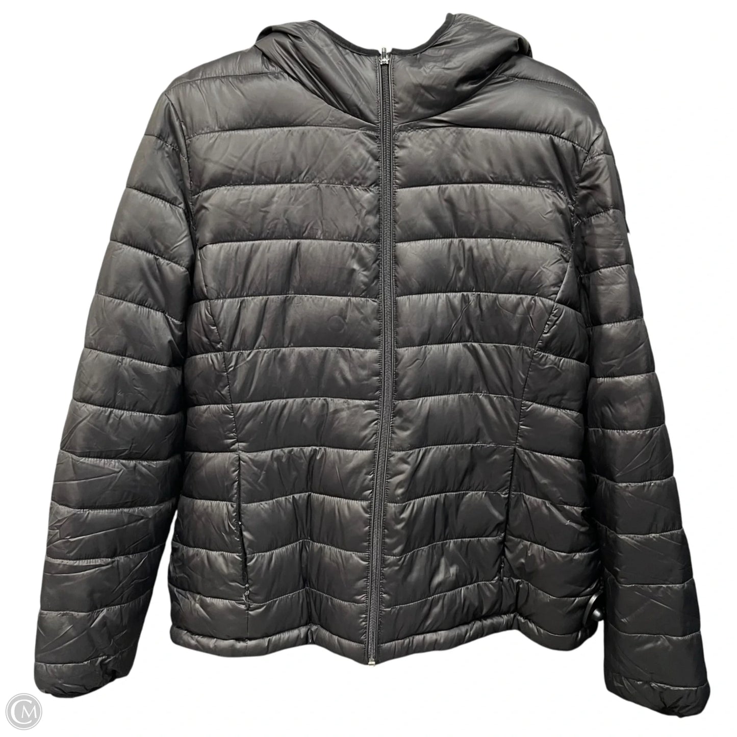 Jacket Puffer & Quilted By Andrew Marc In Black, Size: S