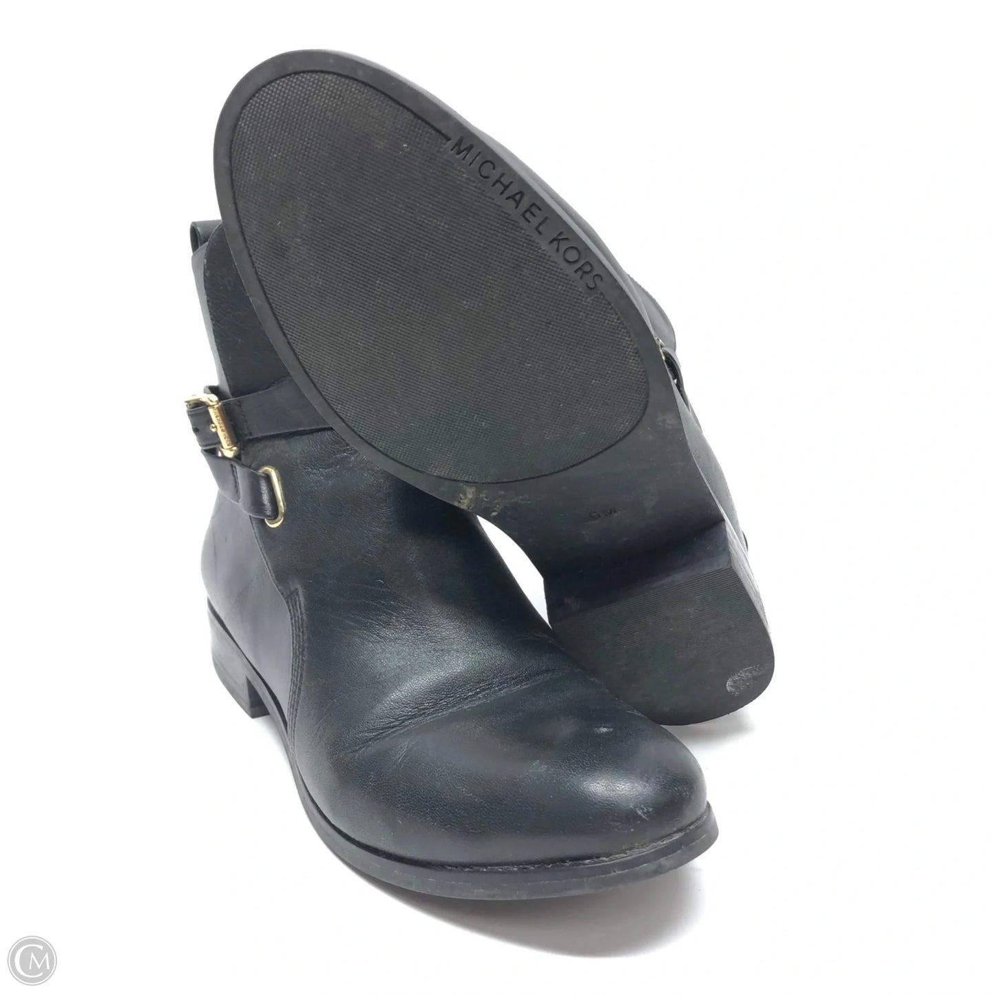 Boots Designer By Michael Kors In Black, Size: 9